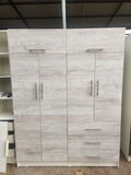 Closet Nova 6 Puertas 3 Cajones