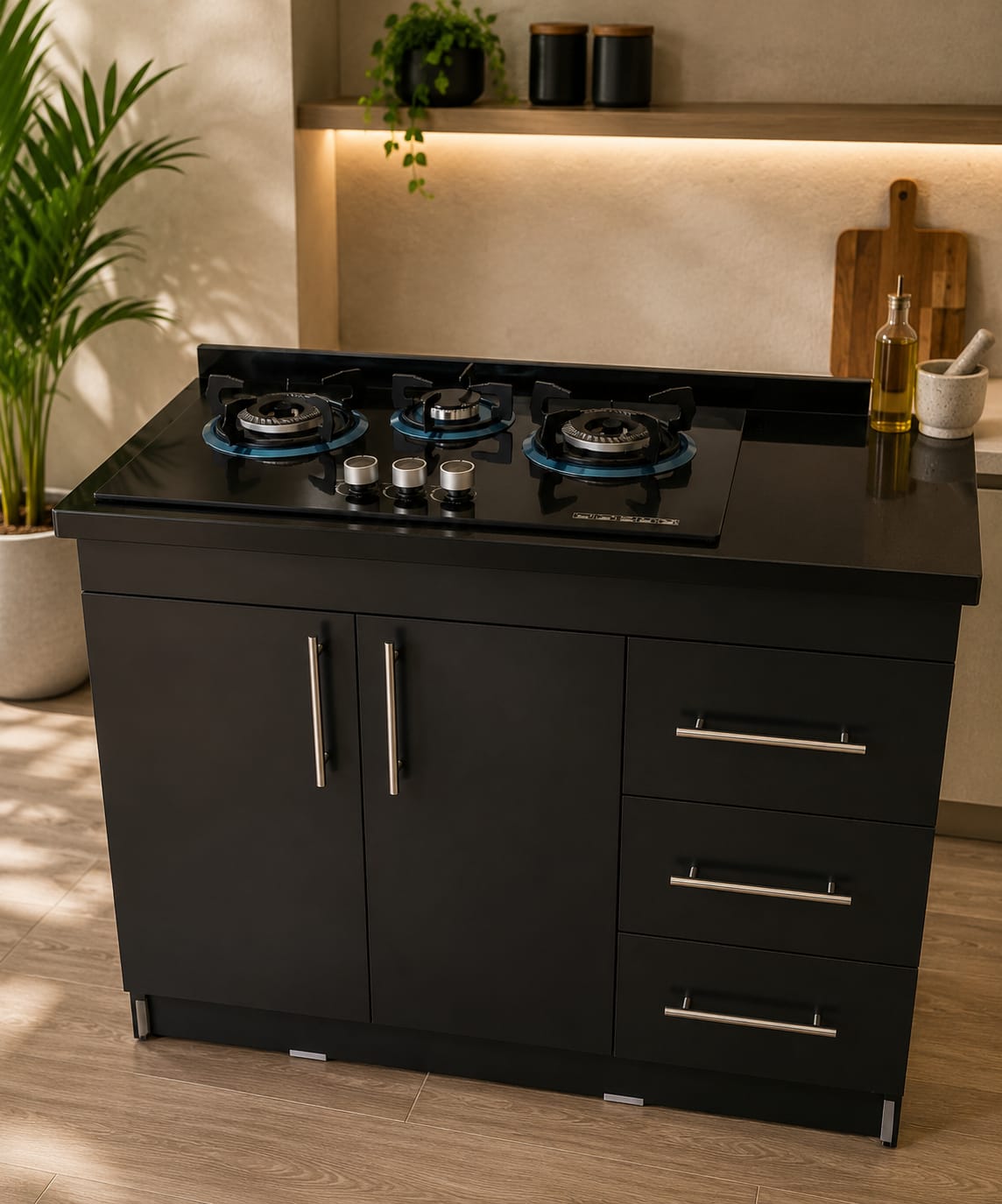 Mueble de Cocina con Encimera Integrada