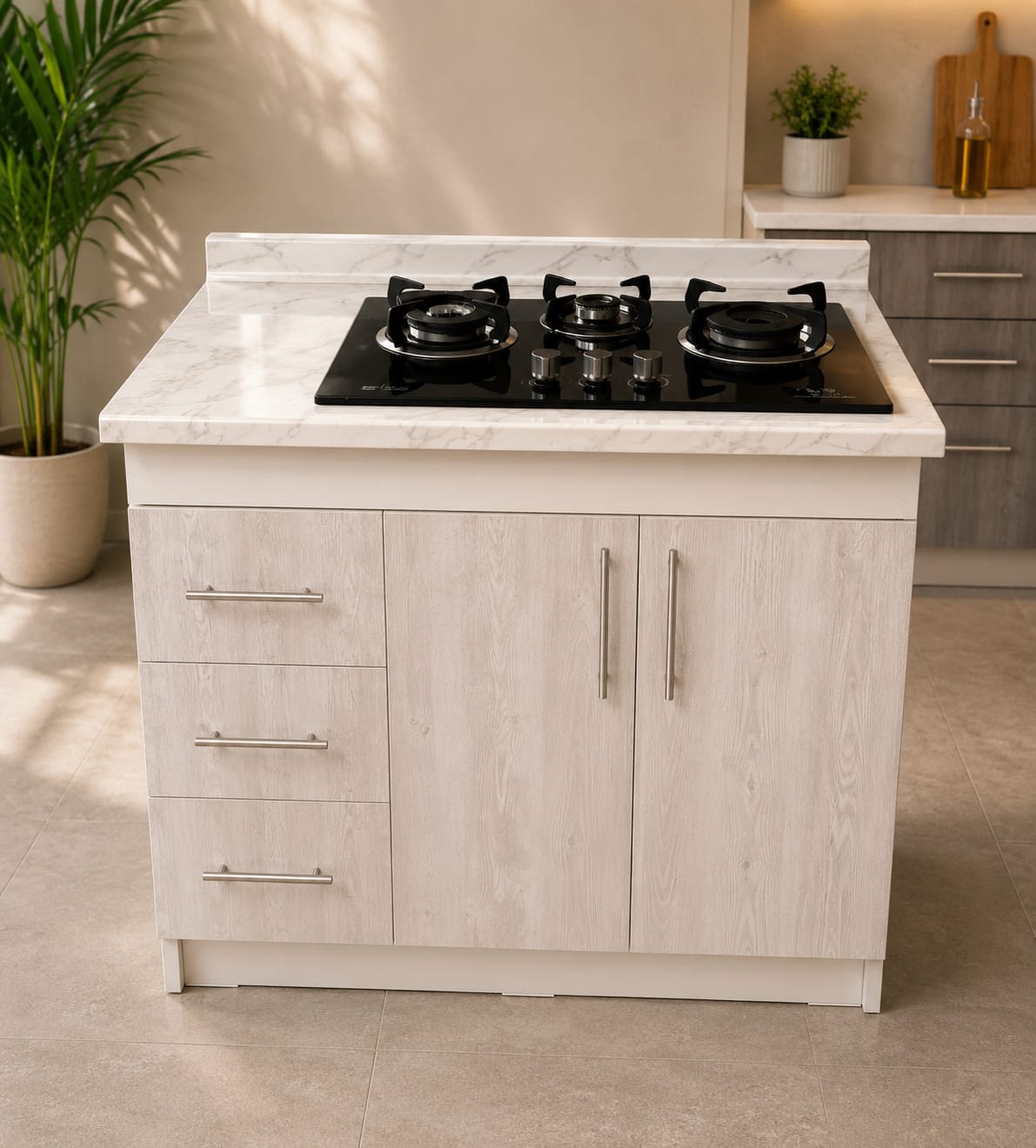 Mueble de Cocina con Encimera Integrada