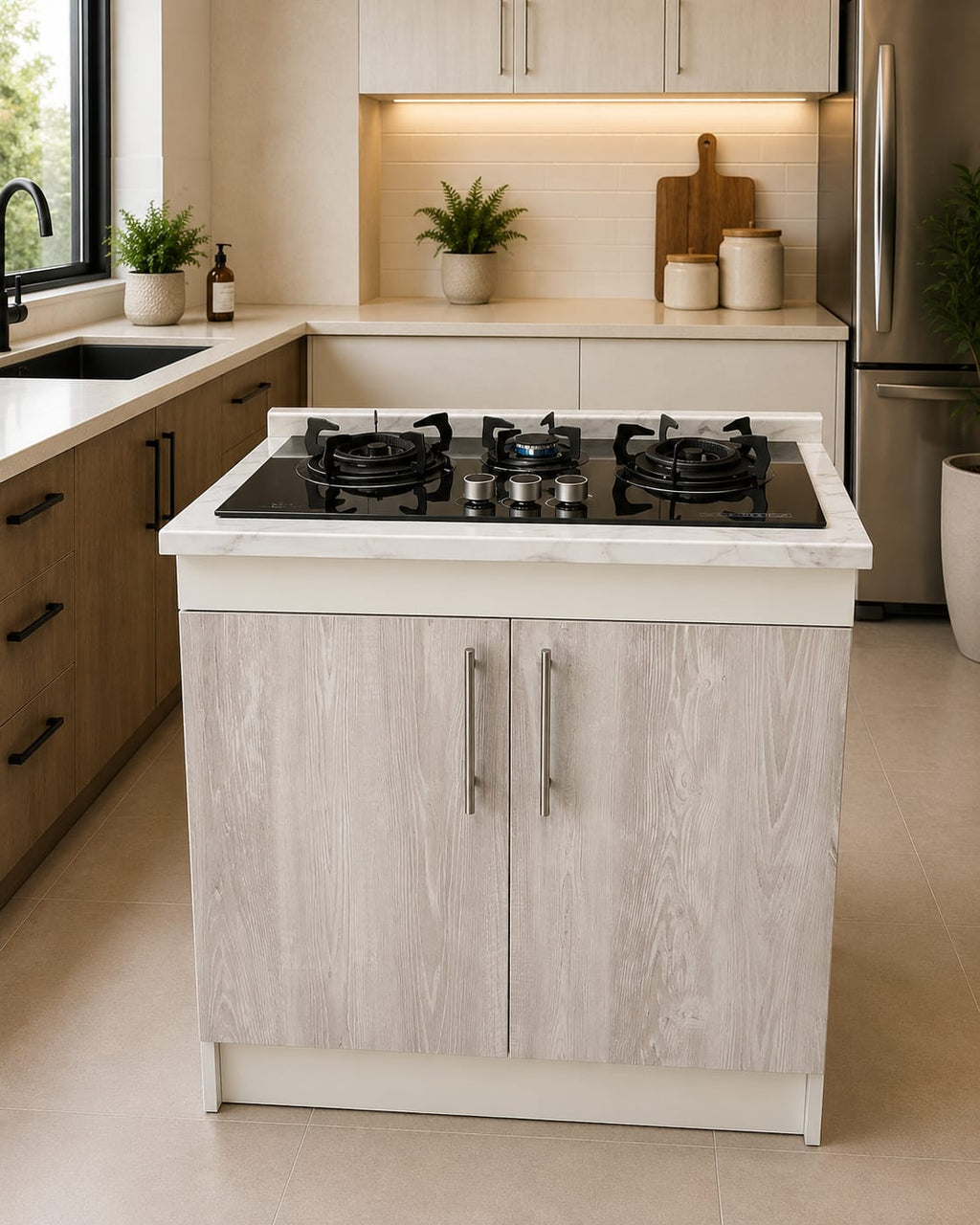 Cocina Moderna Para Espacios Reducidos