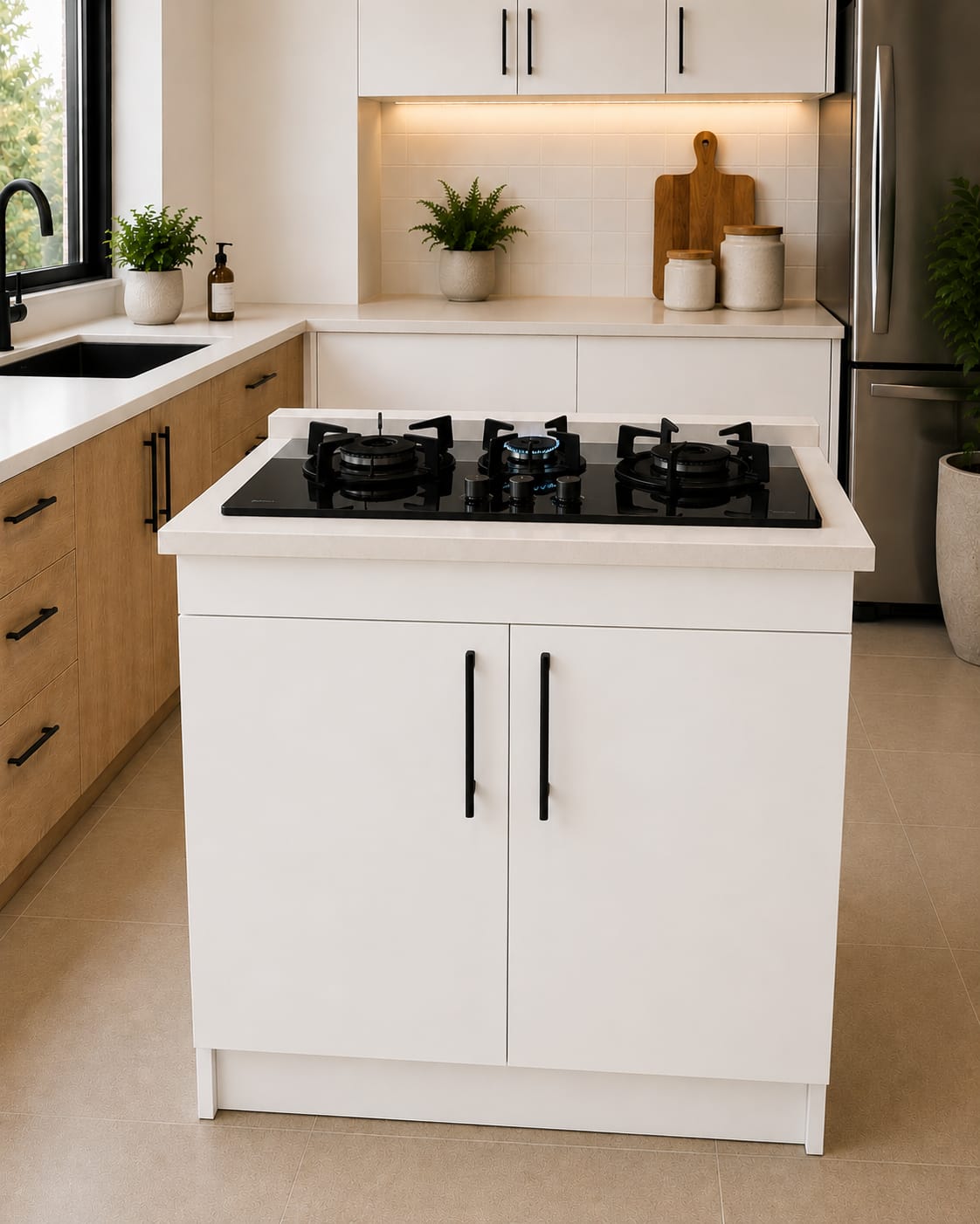 Cocina Moderna Para Espacios Reducidos