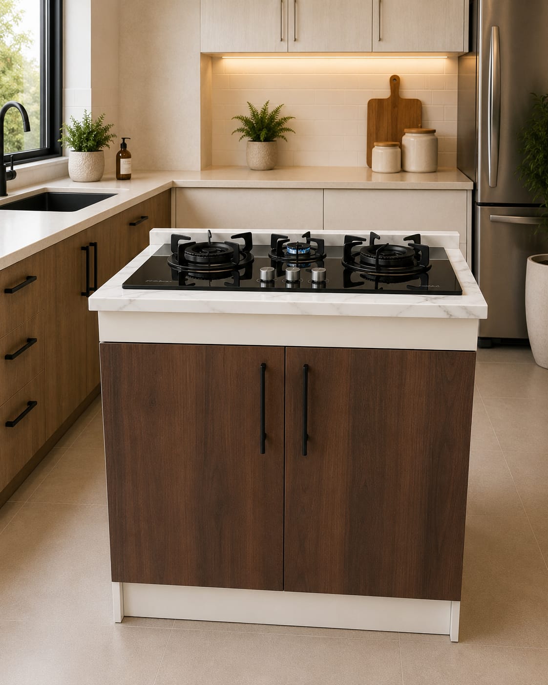 Cocina Moderna Para Espacios Reducidos