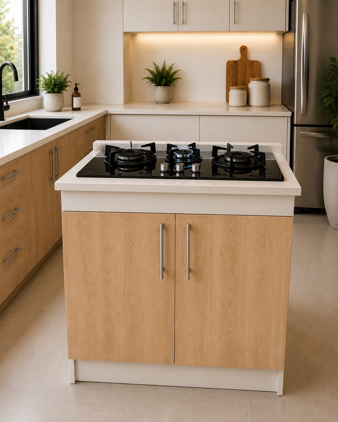 Cocina Moderna Para Espacios Reducidos