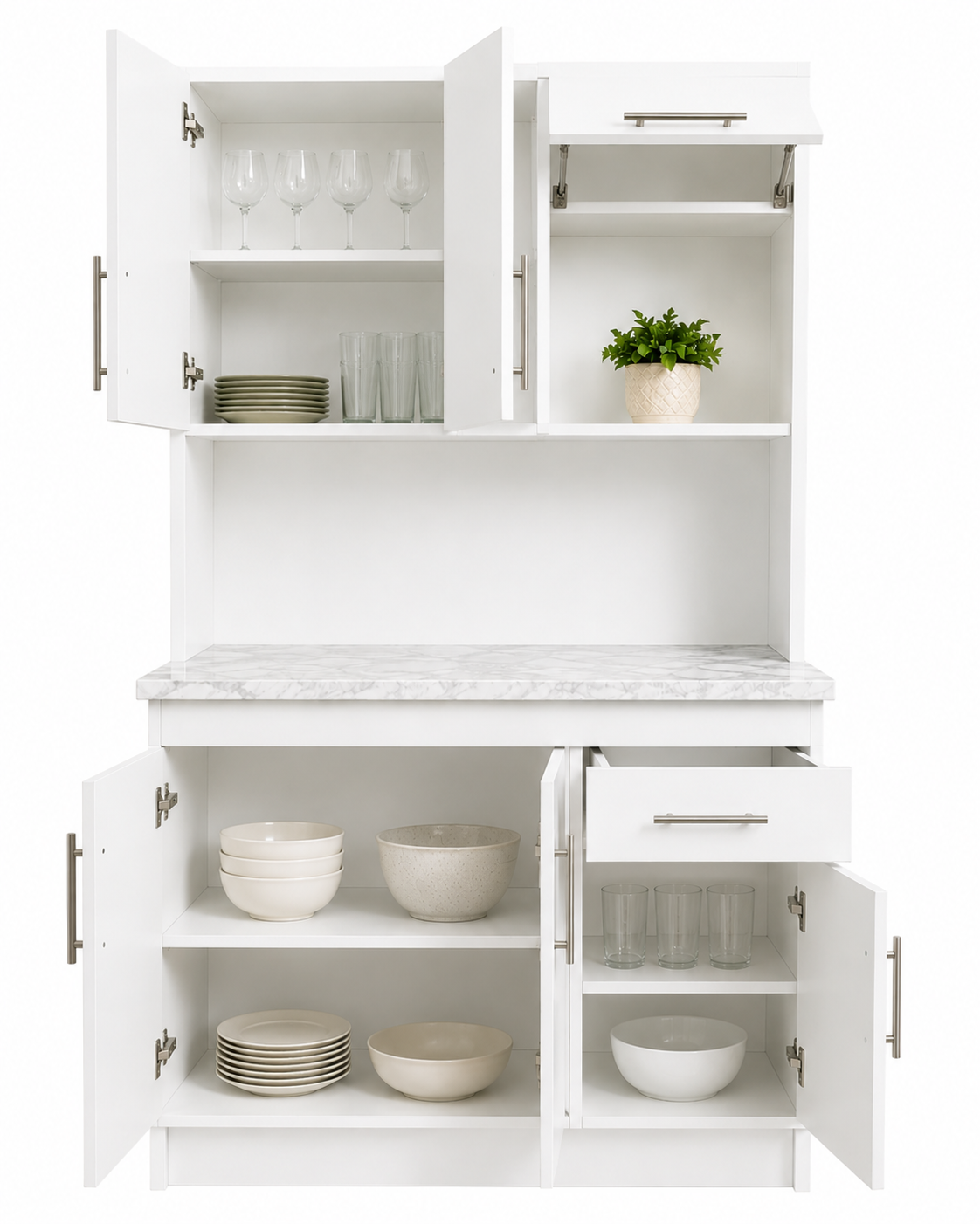 Mueble de Cocina Moderno y Alacena