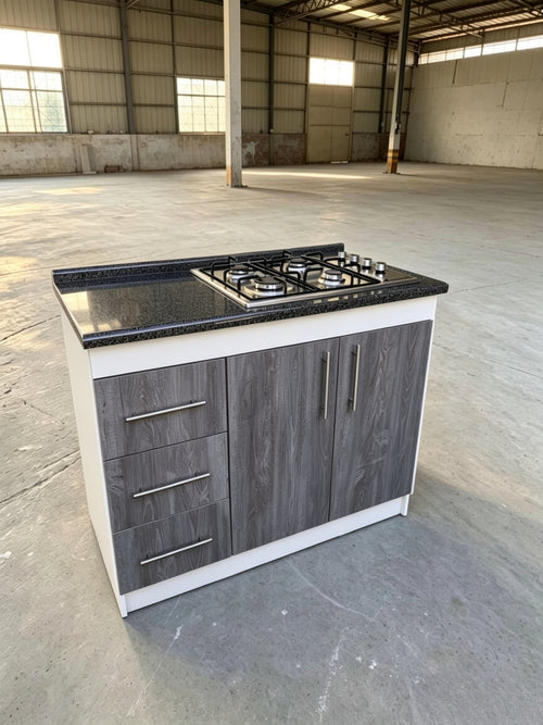 Cocina Compacta Con Encimera De 4 Platos
