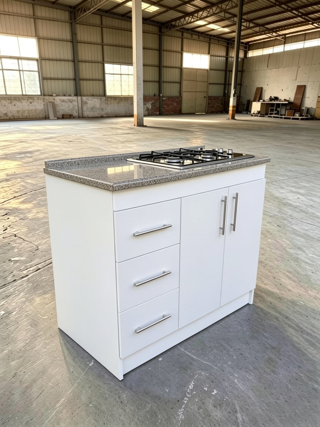 Cocina Compacta Con Encimera De 4 Platos