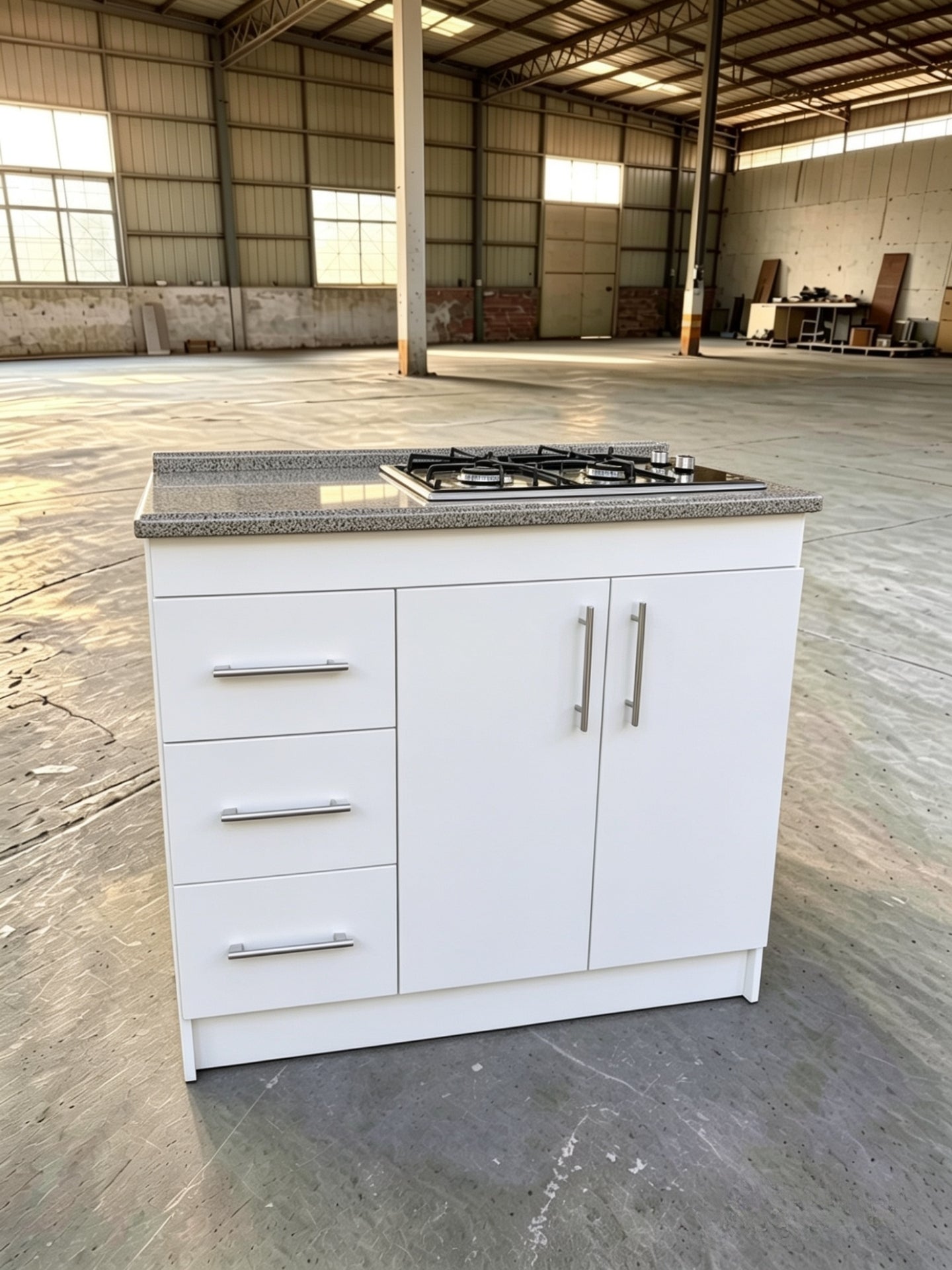 Cocina Compacta Con Encimera De 4 Platos