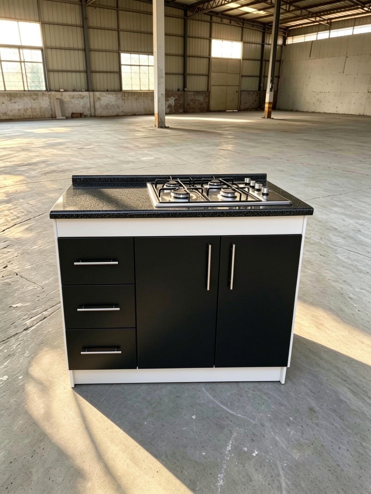 Cocina Compacta Con Encimera De 4 Platos
