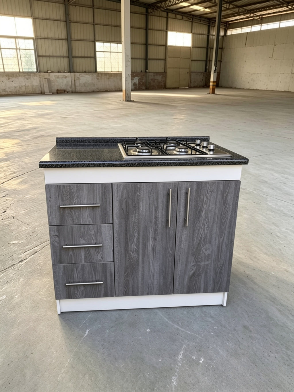 Cocina Compacta Con Encimera De 4 Platos